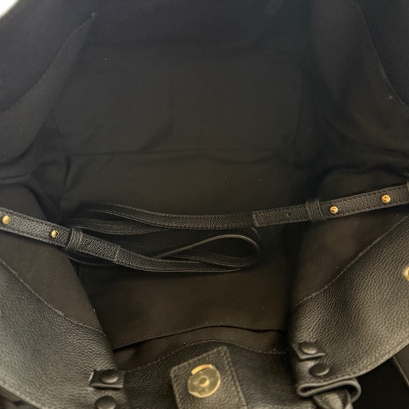 Demellier the Midi New York Black Leather Bag - Picture 9 of 11